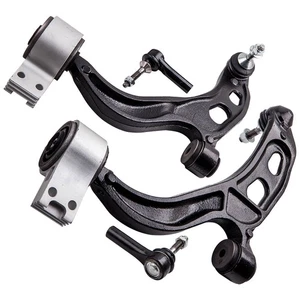 4Pcs Front Lower Control Arm & Outer Tie Rod End for 2010-2012 Ford Flex Taurus - Picture 1 of 19