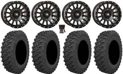 High Lifter HL25 15" Wheels Bk 33" Pro Runner Tires Kawasaki Mule Pro FXT KRX / Foto 1 de 4