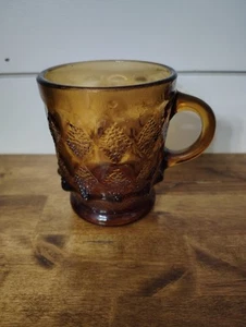 Vintage Anchor Hocking Amber Diamond Kimberly Mug  - Picture 1 of 5