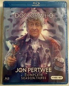 Doctor Who Jon Pertwee - Complete Season Three Blu-ray NEW - Picture 1 of 2