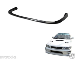PARA 97-01 SUBARU IMPREZA WRX STI PU NEGRO ADICIONAL PARACHOQUES DELANTERO ALERÓN LABIAL BARBILLA - Imagen 1 de 1