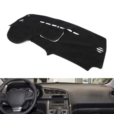 New 1 Pcs Black New Dash Mat Dashboard Cover Dashmat For Peugeot 3008 2013-2015 - Image 1 of 4