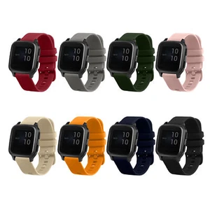 8x Cinturino Silicone per Garmin Venu Sq Music Sq con Fibbia - Zdjęcie 1 z 8