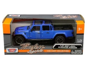 1/24 Motormax  2021 Jeep Gladiator Rubicon Open Top Diecast Car Model 79370 BL - Picture 1 of 1