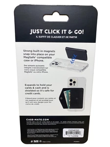 Magnetic iPhone Wallet Card Holder for MagSafe - snaps on and off your MagSafe - Picture 1 of 4
