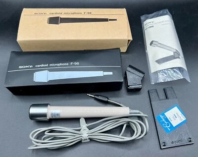 VTG Sony F-98 Cardioid Microphone w/ Case EXCELLENT CONDITION - Image 1 of 4