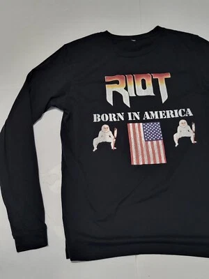 (#30) Riot Society Long Sleeve T Shirt Womens Medium Black  - Image 1 of 3