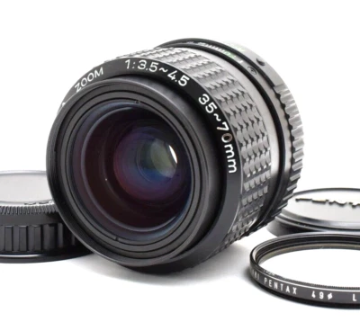 SMC Pentax-A 35-70mm f/3.5-4.5 Zoom Lens w/ Macro Mode Black From Japan *207 - Image 1 of 4
