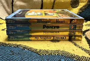 Lot Of 4 Blu-ray/DVD 2-Disc A Studio Ghibli Film Whisper Of The Heart And More - Picture 1 of 2