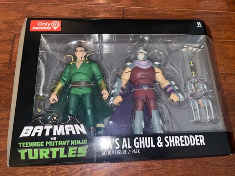 DC Collectibles Batman Vs Teenage Mutant Ninja Turtles - Ra's Al Ghul & Shredder Cover
