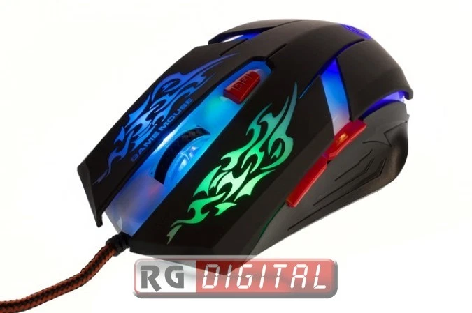 iTek Gaming Mouse SCORPION RAINDEVIL - 2400dpi, 6 bottoni, multicolor ITM905 - Immagine 1 di 1