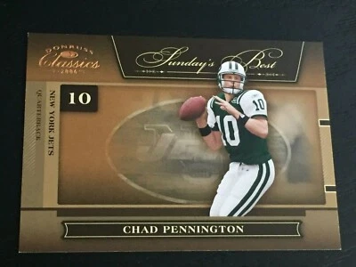 CHAD PENNINGTON 2006 Donruss Classics SUNDAY'S BEST BRONZE #SB-11 /1000 Jets F1 - Image 1 of 2