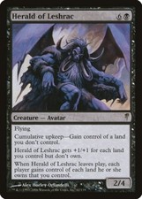 Herald of Leshrac Coldsnap NM Black Rare MAGIC THE GATHERING MTG CARD ABUGames