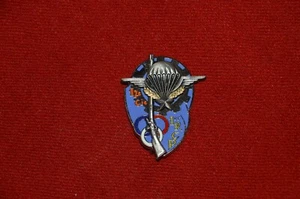 INSIGNE 1° REGIMENT DE CHASSEURS PARACHUTISTE- 12° COMPAGNIE- DELSART - Picture 1 of 2