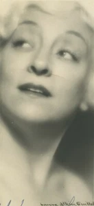 Französische Schauspielerin Françoise Rosay Autogramm altes Foto Laure Albin Guillot 1930 - Bild 1 von 3