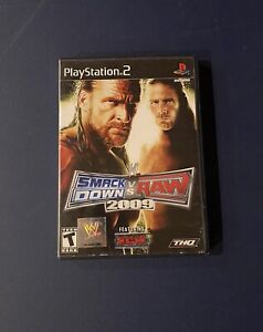 WWE SmackDown vs. Raw 2009 Featuring ECW PlayStation 2 2008 PS2 Complete Tested