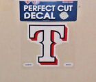 TEXAS RANGERS 4 X 4 DIE-CUT DECAL OFFICIALLY LICENSED PRODUCT
