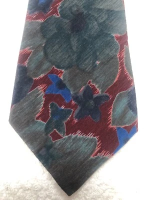 JOHNNY CARSON CORBATA HOMBRE BORGOÑA AZUL VERDE SALVIA 4 X 61 Foto 1 de 4