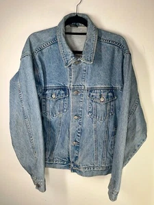 Chaqueta vaquera azul vintage de los 90 Warner Bros Looney Toons para hombre talla mediana - Imagen 1 de 10