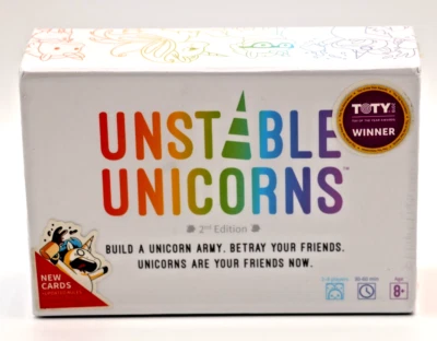 Unstable Unicorns Strategic Card Game 2019 People's Choice Award 2nd Edition NEW - Image 1 of 4