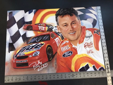 Lot of 2 Ricky Rudd NASCAR Posters Cover
