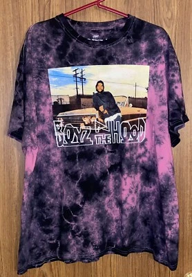 Forever 21 Boyz N The Hood Mens Purple Tie Dye T- Shirt Size M** New W/O Tags - Image 1 of 4