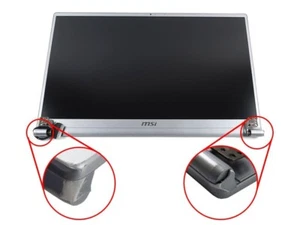 MSI MODERN 15 A10M 15.6" FHD IPS MATTE 60HZ LCD ASSEMBLY *DAMAGED HINGES COVERS* - Picture 1 of 2