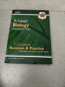 CGP A-Level Biology AQA Complete Revision Guide and Practice - Picture 1 of 1