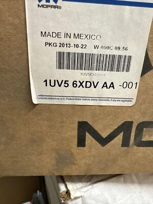 Mopar Steering Wheel 1UV56XDVAA Black Leather---2011-14 Dodge Challenger NOS - Image 1 of 4