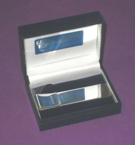 YEAR 2005 FRANCIS HOWARD HALLMARKED SOLID STERLING SILVER MONEY CLIP BOXED - Picture 1 of 9
