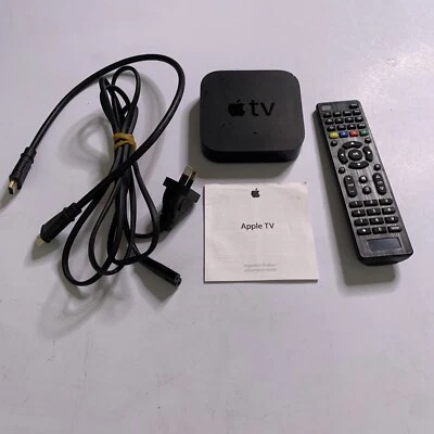 Apple TV 2nd Generation Media Streamer 8GB Black A1378 - Image 1 of 4