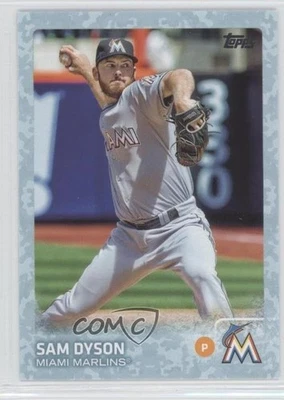 2015 Topps Update Snow Camo /99 Sam Dyson #US40 Rookie RC - Image 1 of 2