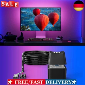 DE* Desktop-Computer-Netzschalter, blaue LED-Leuchten für Heim-Internet-Café (1, - Photo 1/9