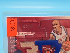 2003 Upper Deck Triple Dimensions 3-D Memorabilia Warm-Up /999 Stephon Marbury - Picture 1 of 10