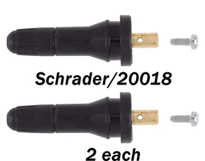 2x Schrader 20018 TPMS Snap-In Valve Stem Parallel Key Sensor Service Kit - Bild 1 von 4