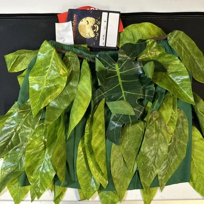 Falda Hula Hoja Ti Hawaiana Poli Adulto Talla Hawaii Maui Moana Tribal Lilo Foto 1 de 2