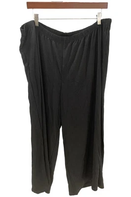 Pantalones gauchos de punto negro Bob Mackie para mujer Foto 1 de 2