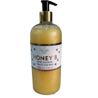 The Scottish Fine Soap Company Honey B Creme Handwash Made in Scotland 500ml - Image 1 of 4