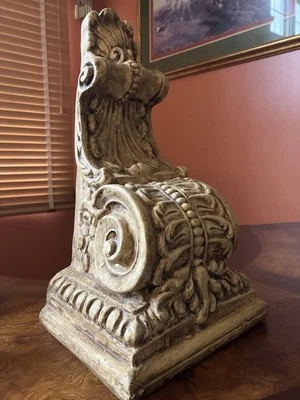 "Resina de yeso Ménsula 17"" tamaño grande" Foto 1 de 4