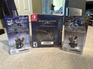 NEW Nintendo Switch MONSTER HUNTER RISE COLLECTOR'S EDITION Magnamalo + Amiibos! - Picture 1 of 10