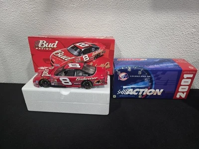 DALE EARNHARDT Jr #8 BUDWEISER 2001 CHEVY MONTE CARLO 1:24 ACTION NASCAR CAR  - Image 1 of 4