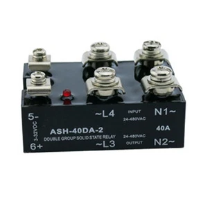 2 Phase Solid State Relay ASH-40DA-2 Contactless Solid State Relay DC Control AC - Picture 1 of 7