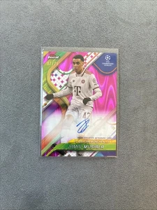 2024-25 Topps Finest UCC Jamal Musiala Auto /75 Magenta Refractor Bayern M  - Bild 1 von 2