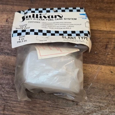 Vintage NOS Sullivan Replacement Slant Type Fuel Gas Tank New Original Package - Image 1 of 2