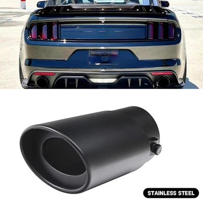 Tubo de escape trasero punta trasera/silenciador redondo accesorios para Ford Mustang GT Foto 1 de 4
