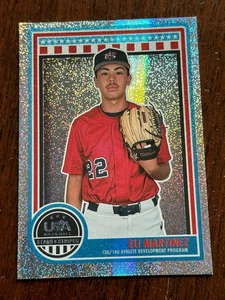 2025 Panini USA Stars & Stripes Glitter Sparkle Parallel Eli Martinez #134 - Bild 1 von 1