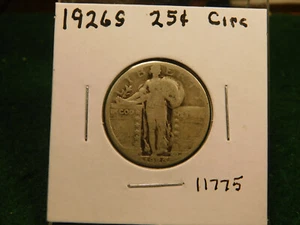 1926 S      Standing Liberty Quarter   Item # 11775 - Picture 1 of 2