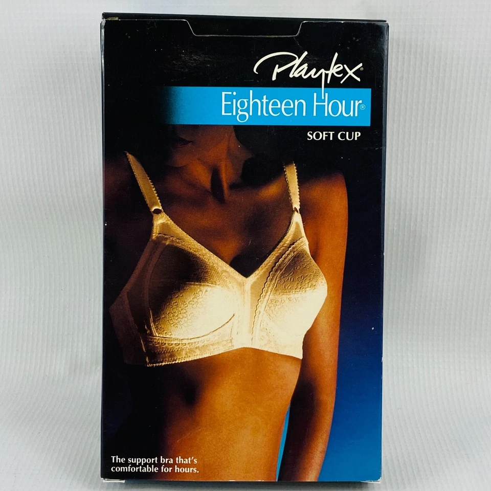 Sujetador Playtex 44 D 18 Horas Beige Suave Encaje Copa 20/27 Sin Alambres Soporte Comodidad Foto 1 de 4