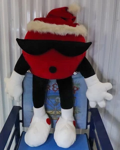 7-Up Extra Large 32" Plush ~ Merry Christmas Cool Spot w/Santa Hat ~ Rare & HTF - Picture 1 of 6