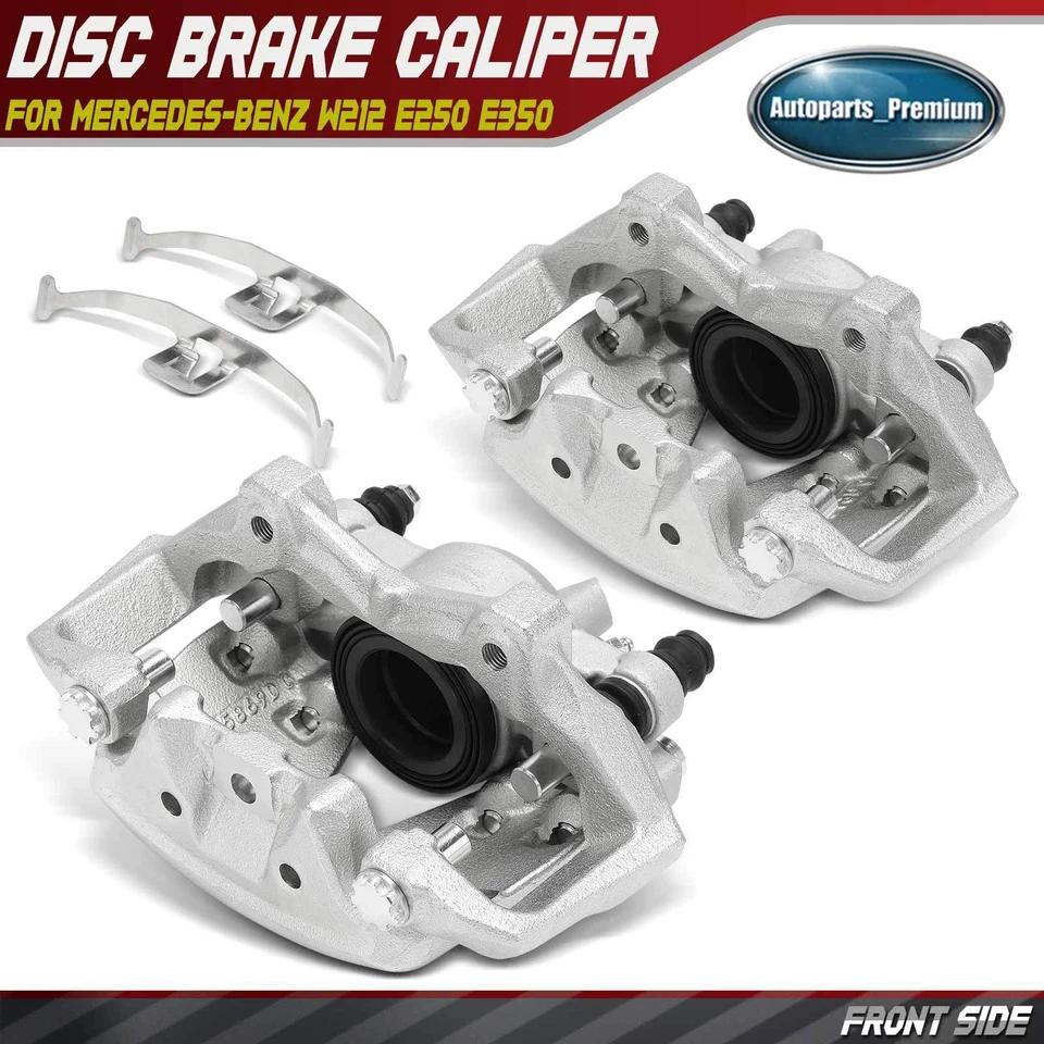 2x Front LH & RH Brake Caliper for Mercedes-Benz W212 E250 E350 E400 C218 CLS400 - Image 1 of 4